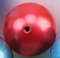 Ёлочный шар красный (518840) ∅ 500 мм. Симферополь
