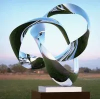 Кольца из нержавеющей стали скульптура (518288) производство арт-объект в Симферополе
